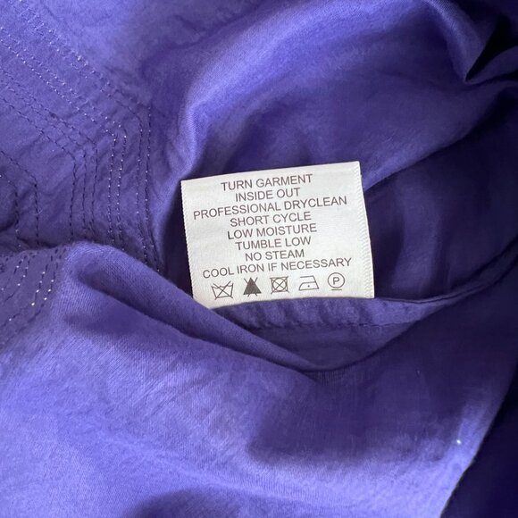 Tory Burch Purple Tunic with Multicolor Trim - Picture 6 of 8